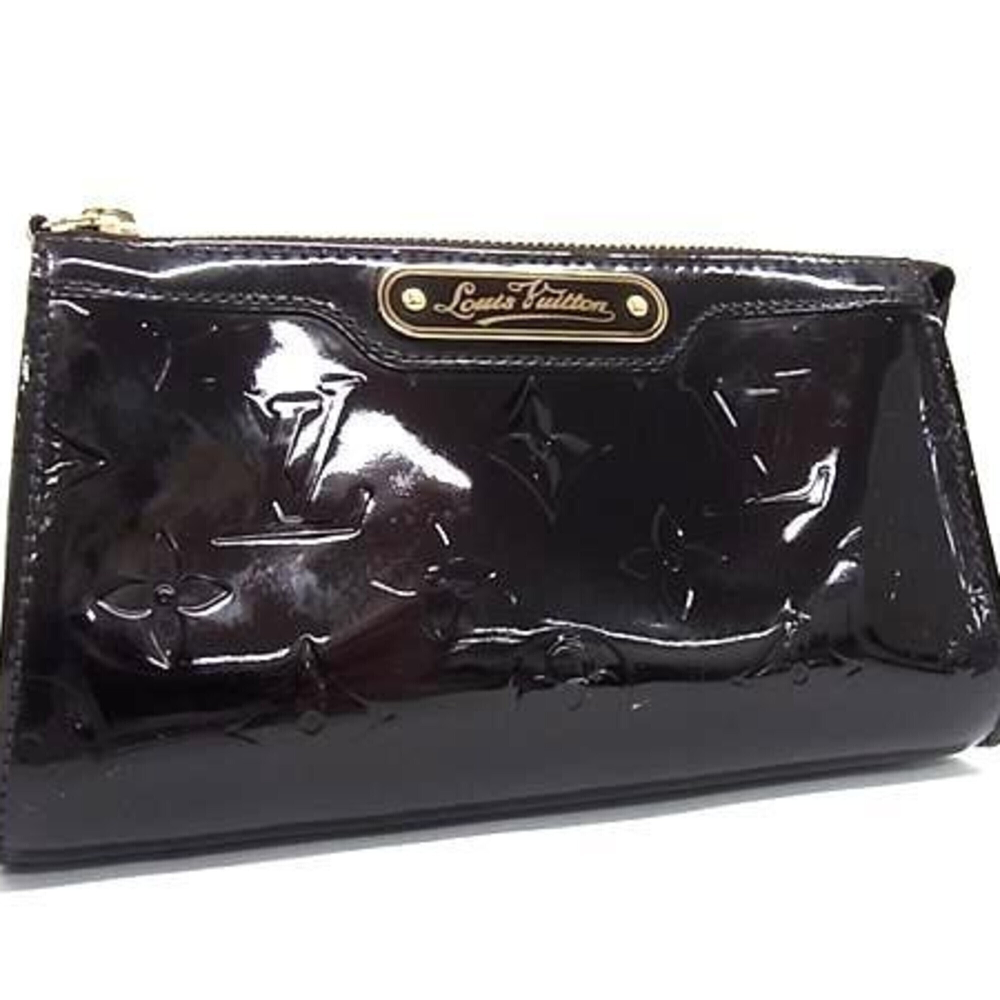 Louis Vuitton Louis Vuitton Pouch Trouse Tick M93564 Amarante Monogram Vernis...
